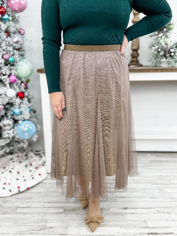 Celebration Style Skirt silk skirt sleek