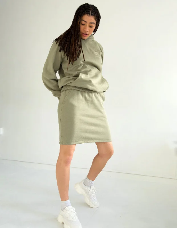 DRAWSTRING SWEAT SKIRT corduroy skirt comfortable