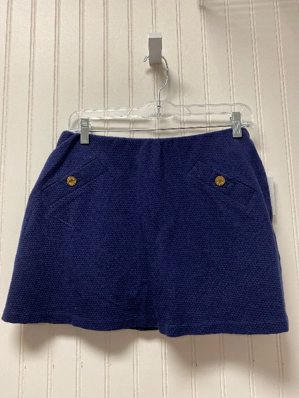 Skort Designer By Lilly Pulitzer In Blue, Size: S lace skirt romantic
